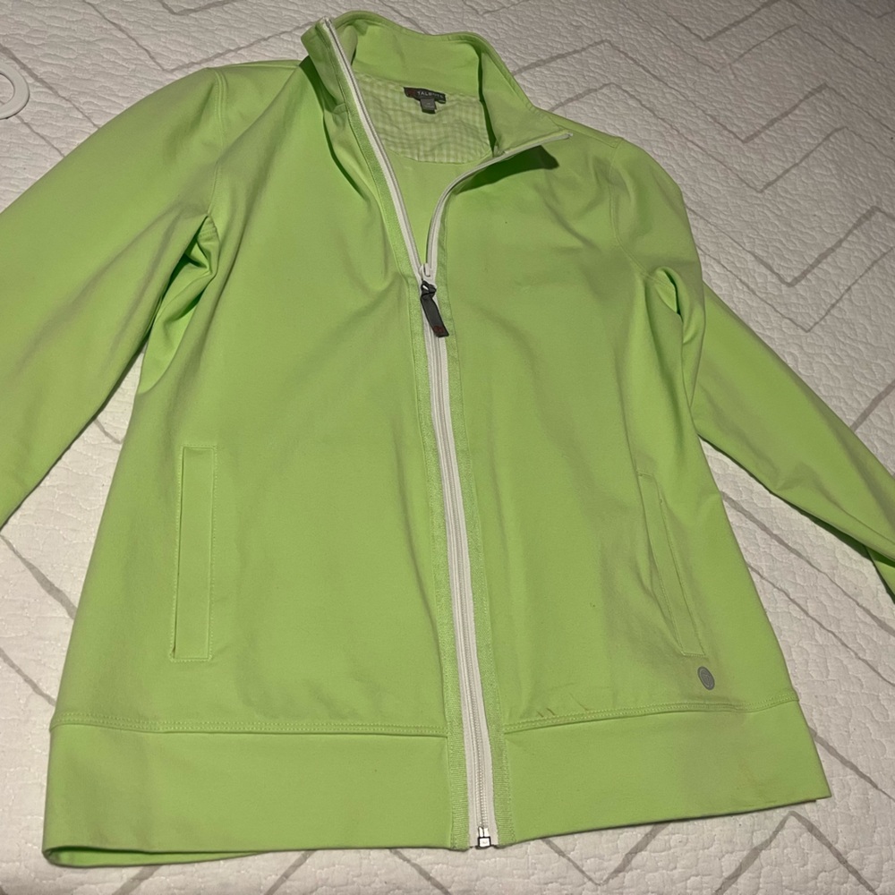 T by Talbots NWOT Lime Green Jacket, Size Medium